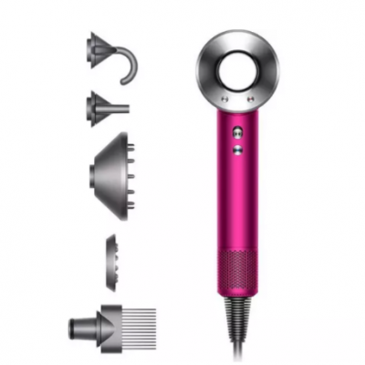 DYSON Supersonic Hair Dryer – Iron & Fuchsia