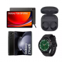 SAMSUNG Galaxy Z Fold5 (512 GB, Black), Watch6 Classic BT (Black, 47 mm), Buds2 Pro Noise-Cancelling Earbuds & Tab S9 Ultra 14.6" Tablet Bundle
