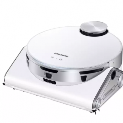 SAMSUNG Jet Bot AI+ VR50T95735W/EU Robot Vacuum Cleaner with built-in Clean Station – Misty White