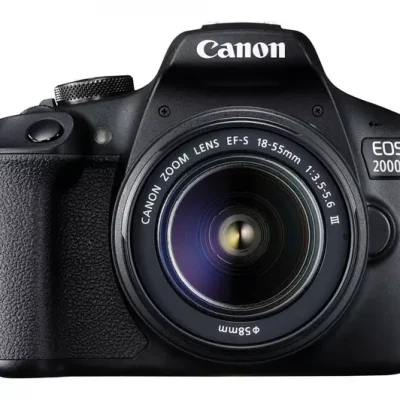 CANON EOS 2000D DSLR Camera with EF-S 18-55 mm f/3.5-5.6 III Lens