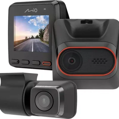 MIO MiVue C420 Dual Full HD Front & Rear Dash Cam – Black