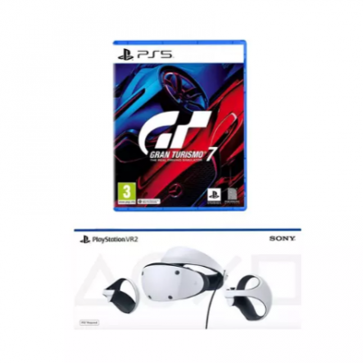 PLAYSTATION VR2 Gaming Headset & Gran Turismo 7 (PS5) Bundle