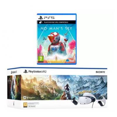 PLAYSTATION VR2 Gaming Headset, Horizon Call of the Mountain & No Man’s Sky Bundle