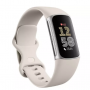 FITBIT Charge 6 Fitness Tracker - Porcelain, Silicone Strap, Universal