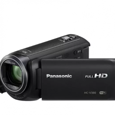 PANASONIC HC-V380EB-K Camcorder – Black