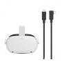 META Quest 2 VR Gaming Headset & USB Type-C Cable (5 m) Bundle