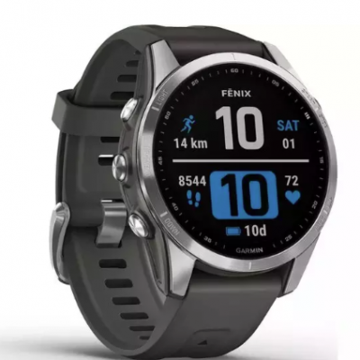 GARMIN fenix 7S – Silver & Graphite, 42 mm