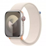 APPLE Watch Series 9 Cellular - 45 mm Starlight Aluminium Steel Case with Starlight Sport Loop